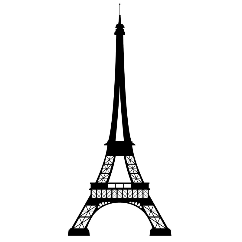 How To Draw The Eiffel Tower For Kids