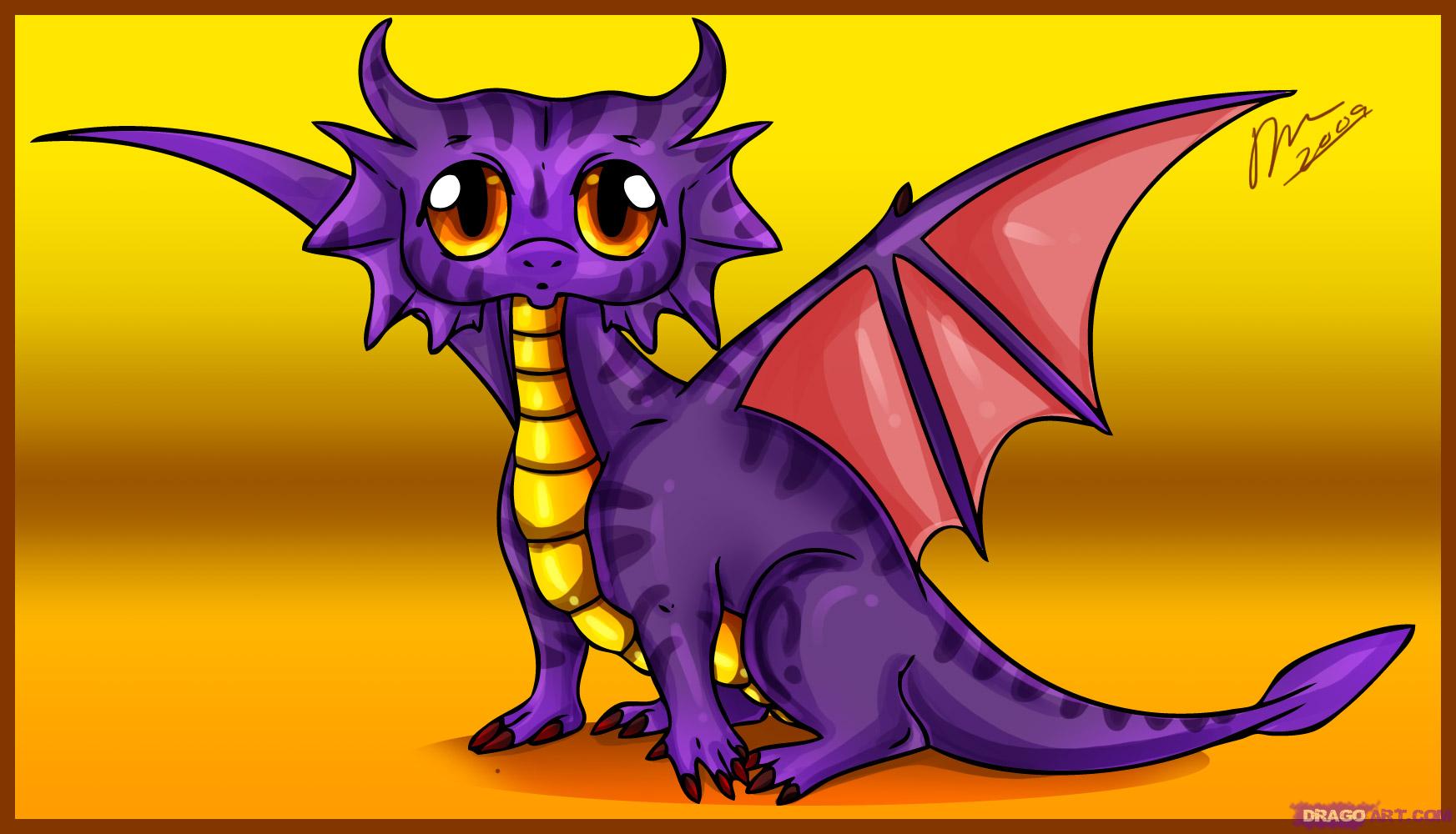 cartoon dragons - Clip Art Library