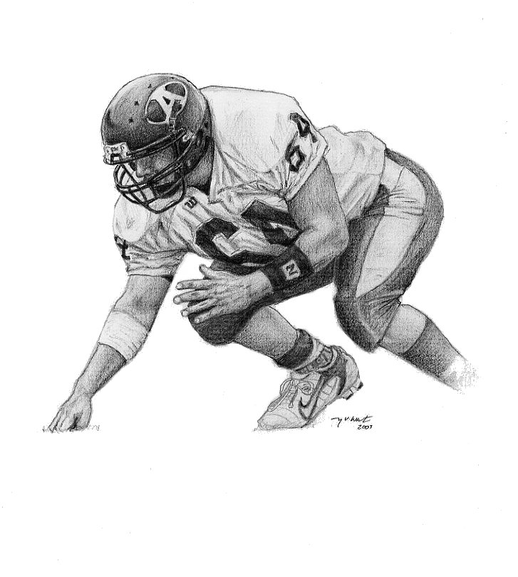 Realistic Football Player Drawing Clip Art Library Here's how to draw a football player. clipart library