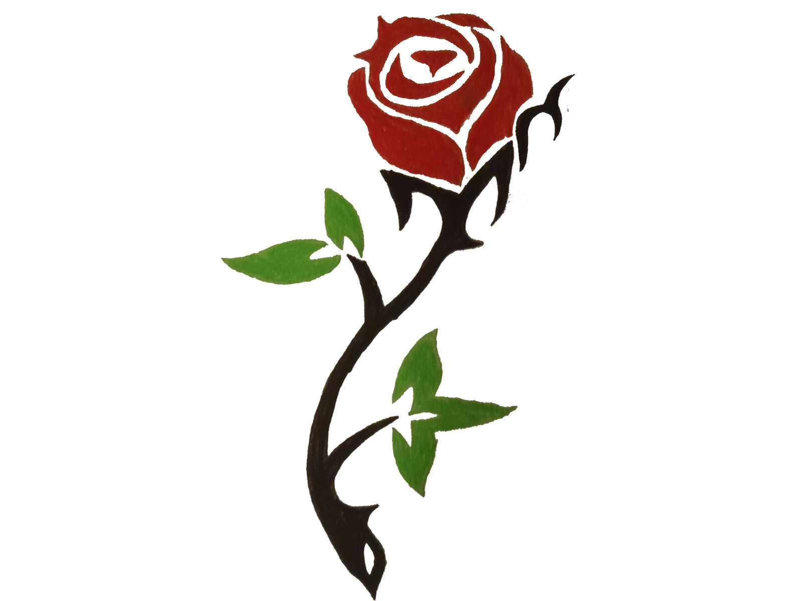 Simple Rose Tattoo Outline Best Tattoo Ideas