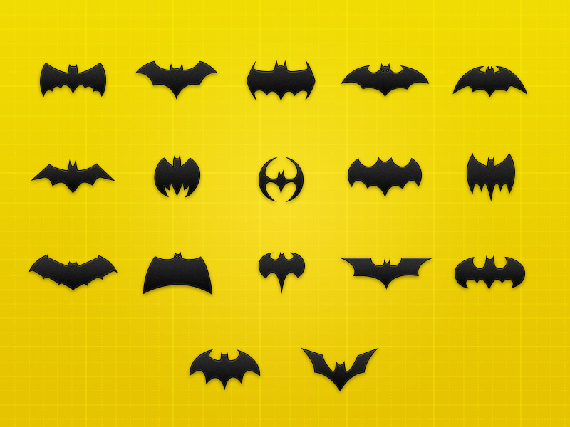 Dribbble - Batman Icon Collection � Freebie .psd by Benjamin Roesner
