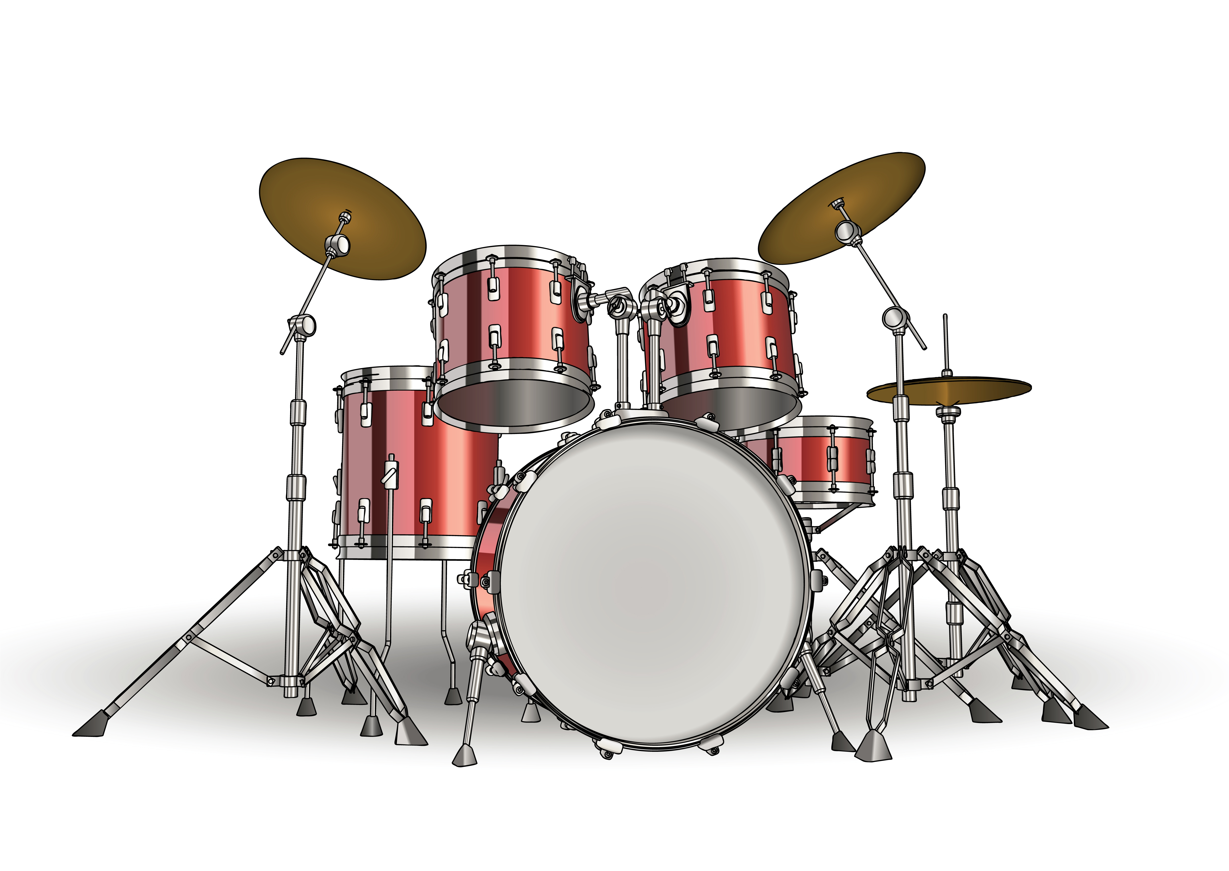 Vector Drums / Drums Free Vectors Download 
