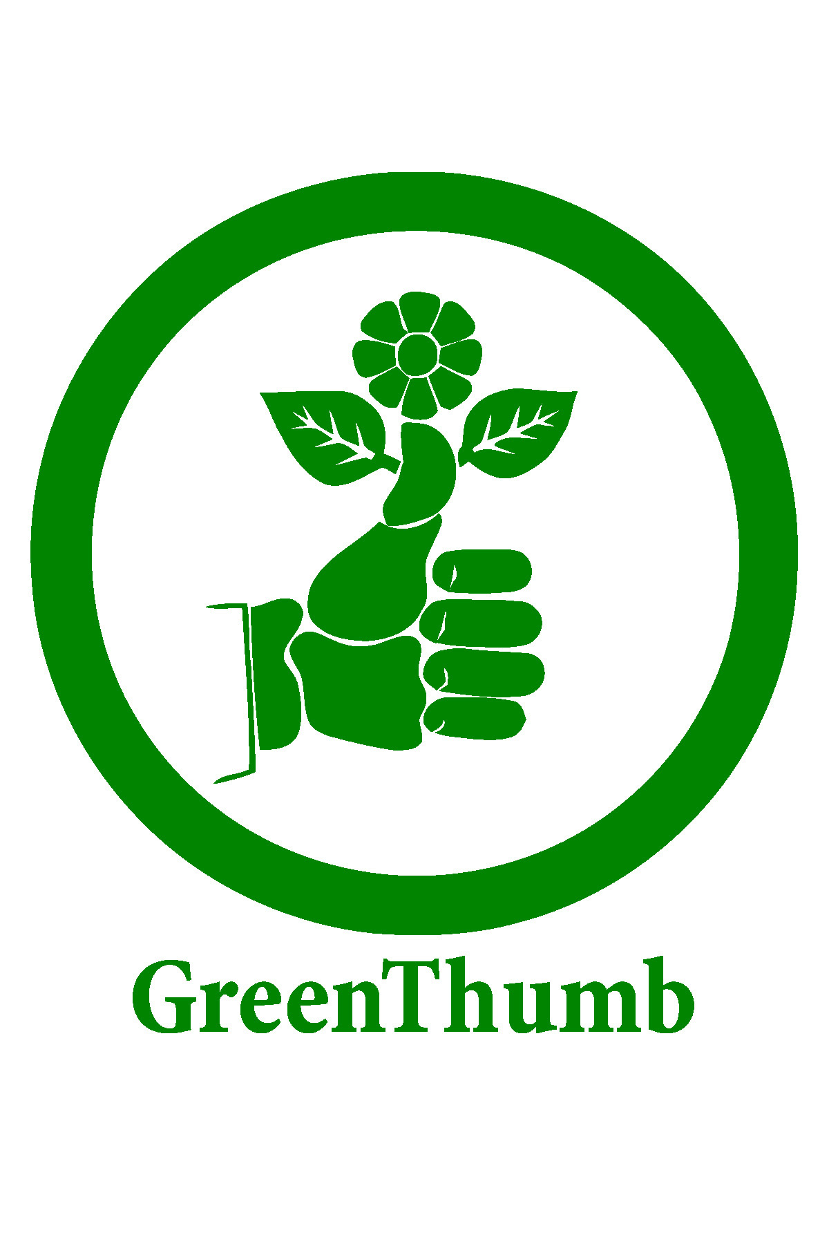 free clipart green thumb - photo #9
