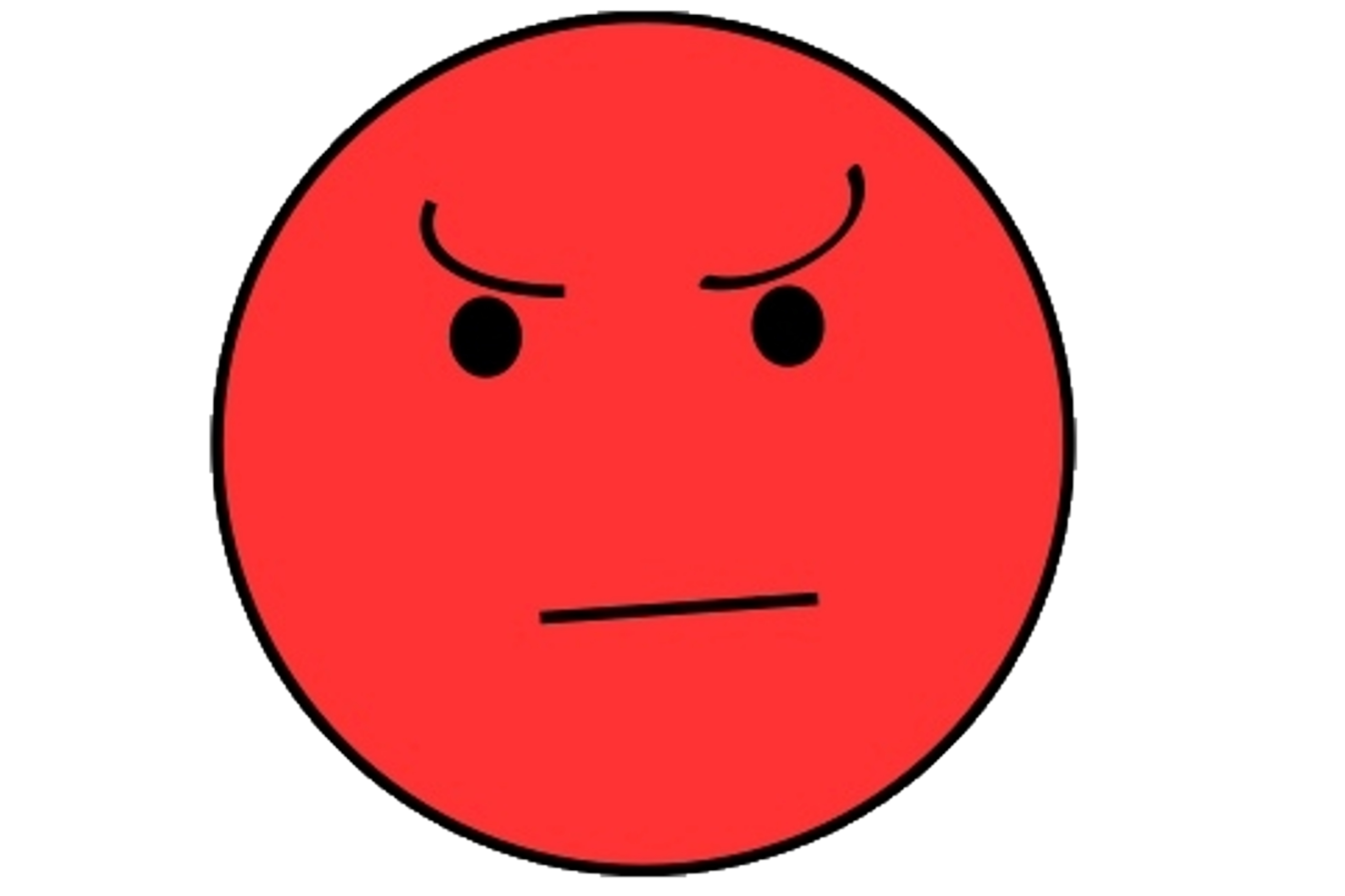 Image Of Angry Face - Clipart library