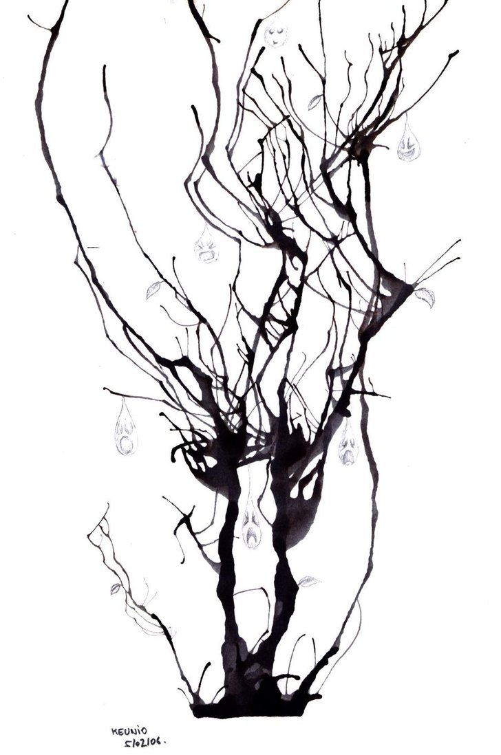 Black tree by Keuni0 on Clipart library
