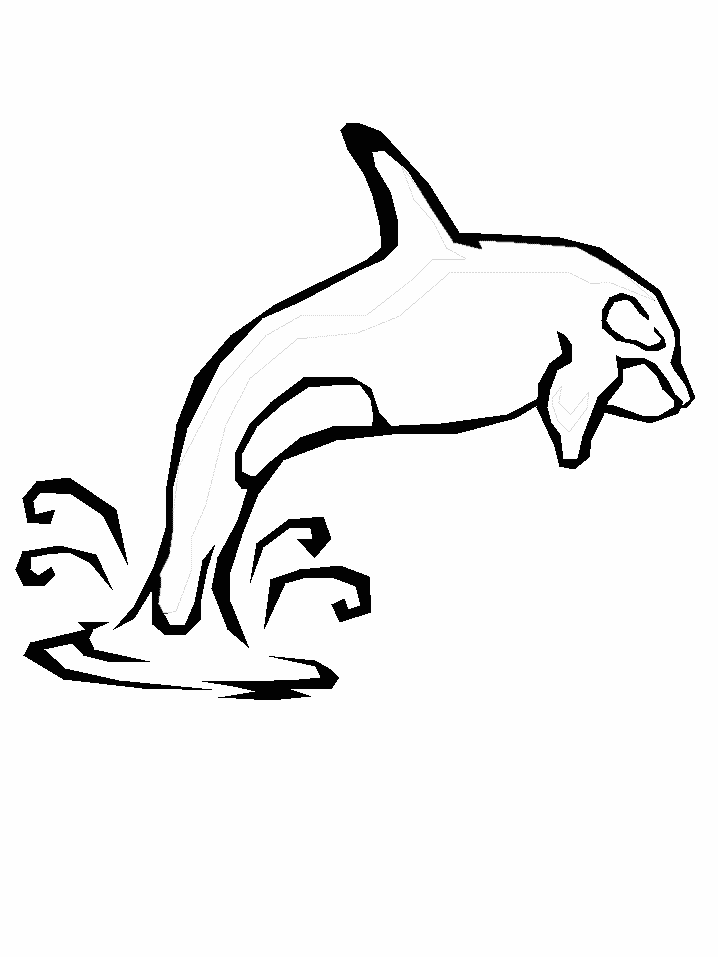 Cartoon Dolphin Coloring Pages: Cartoon Dolphin Coloring Pages
