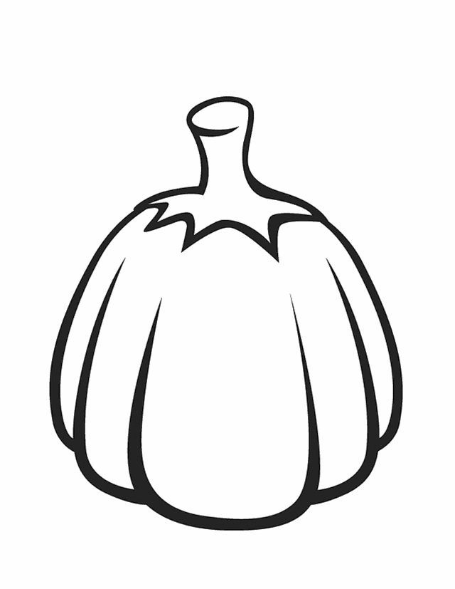 Pumpkin - Free Printable Coloring Pages