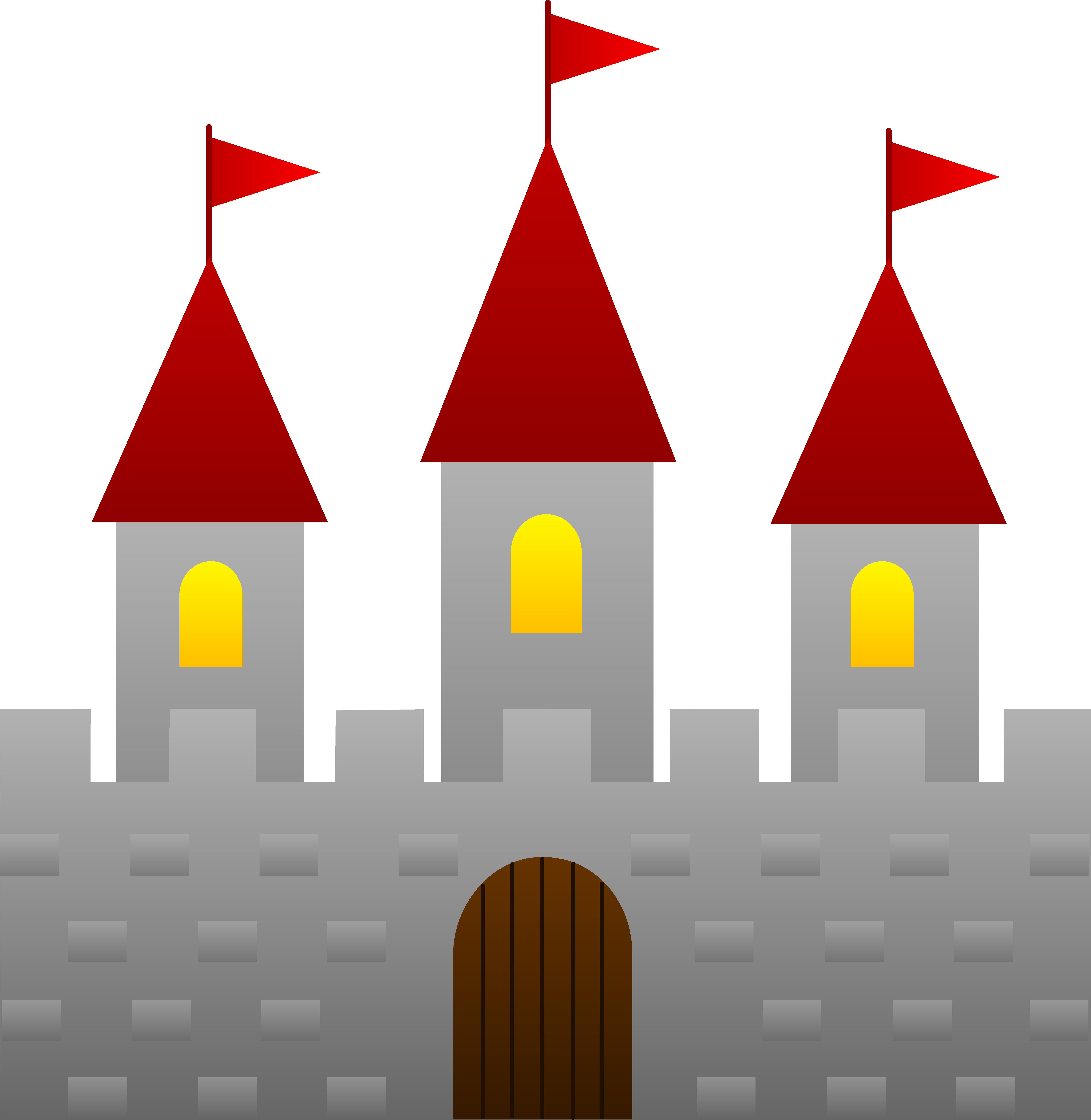Cute Castle Design - Free Clip Art