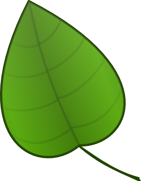 Leaf clip art - vector clip art online, royalty free  public domain