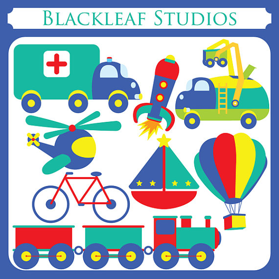 Transportation Digital File Clip art ambulance by blackleafdesign