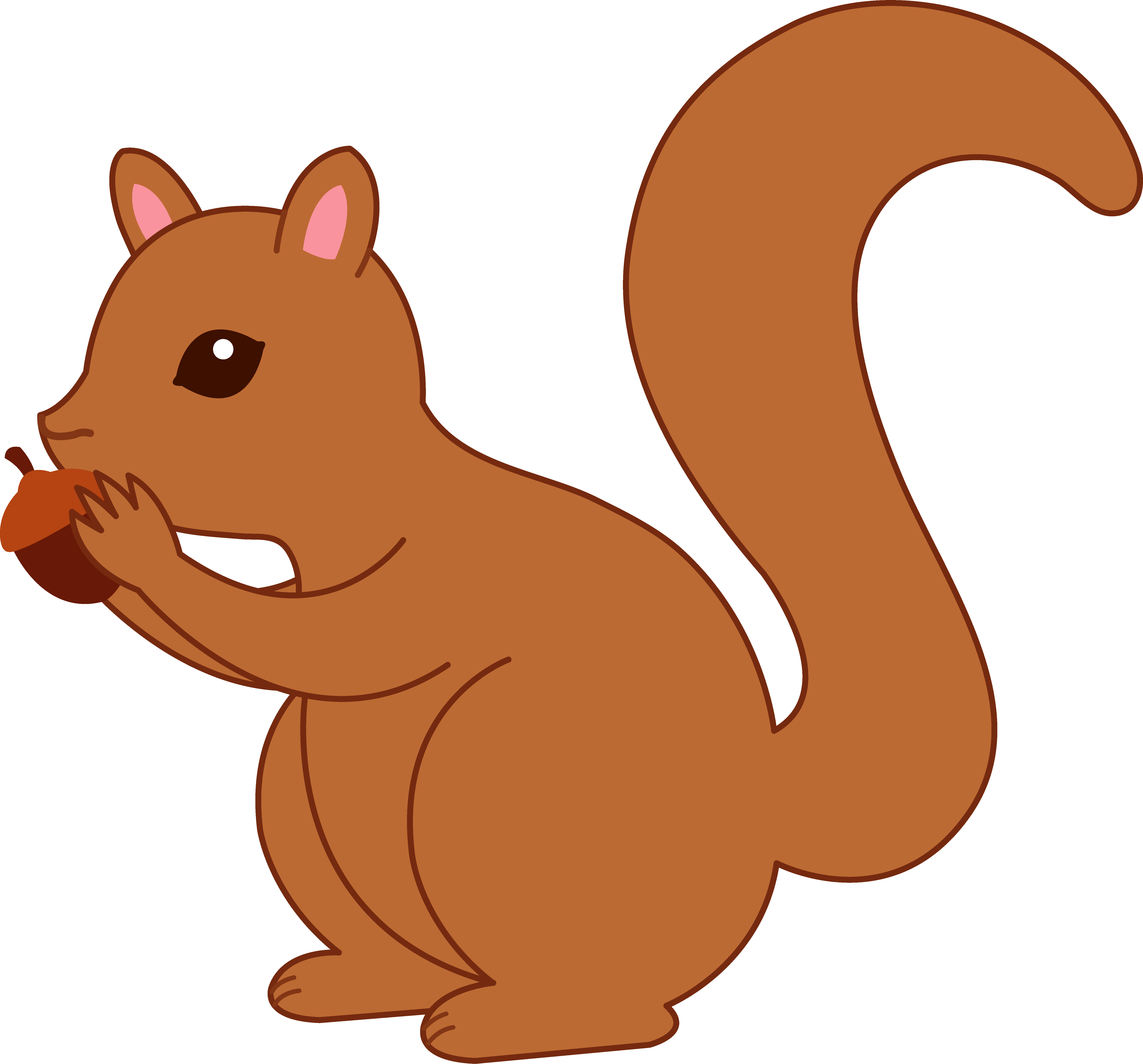 cute baby squirrel cartoon