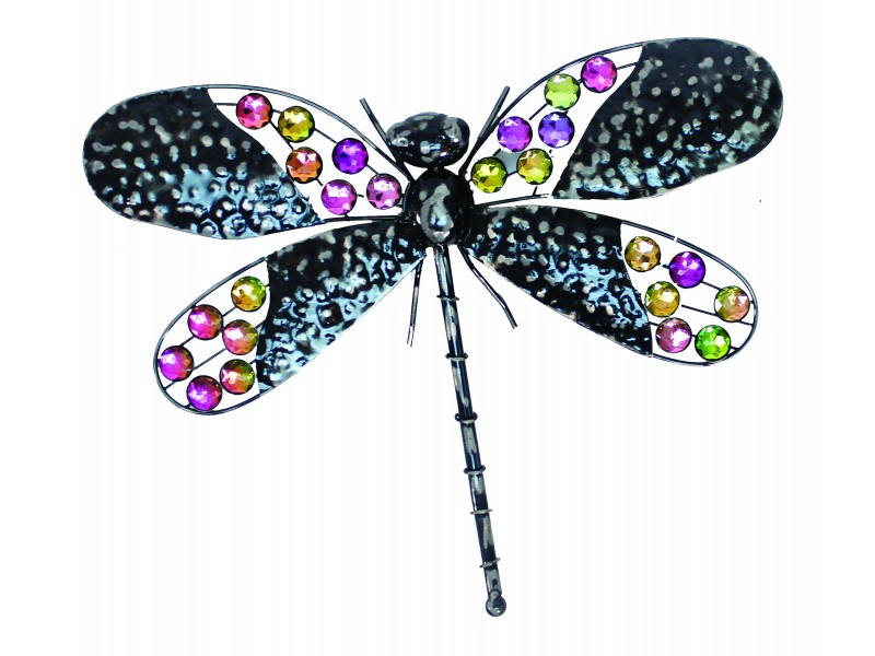 Very Cool Stuff MBD16 Rainbow Bling Dragonfly Wall Art