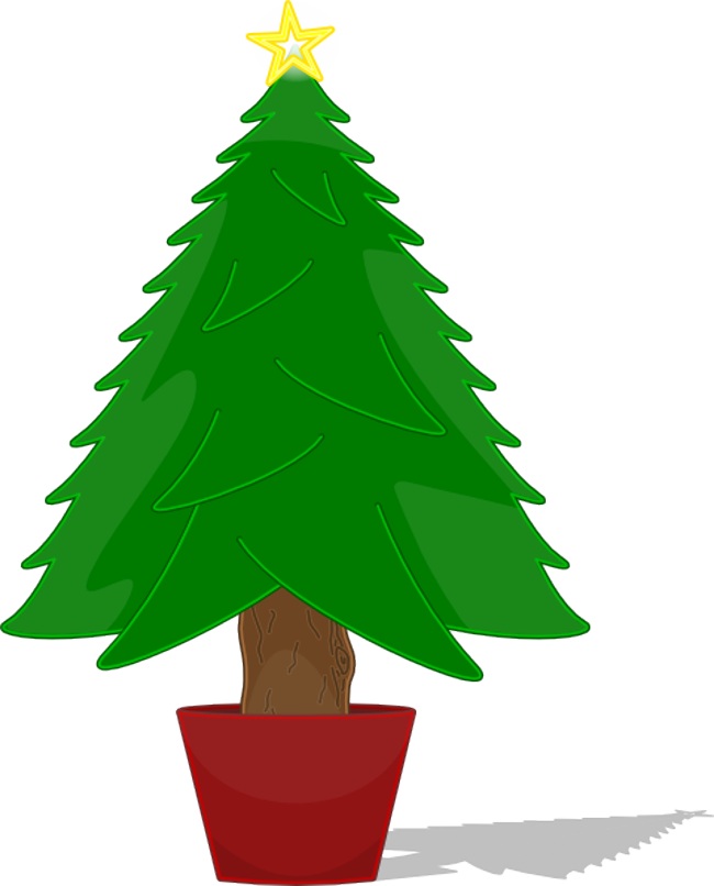 My Home Reference plain christmas tree cartoon | My Home Reference