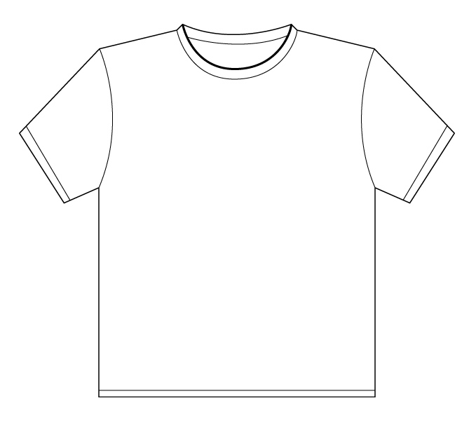 Free Shirt Outline Template Download Free Shirt Outline Template png