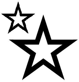Star Tattoo Design by trogdor7 on Clipart library