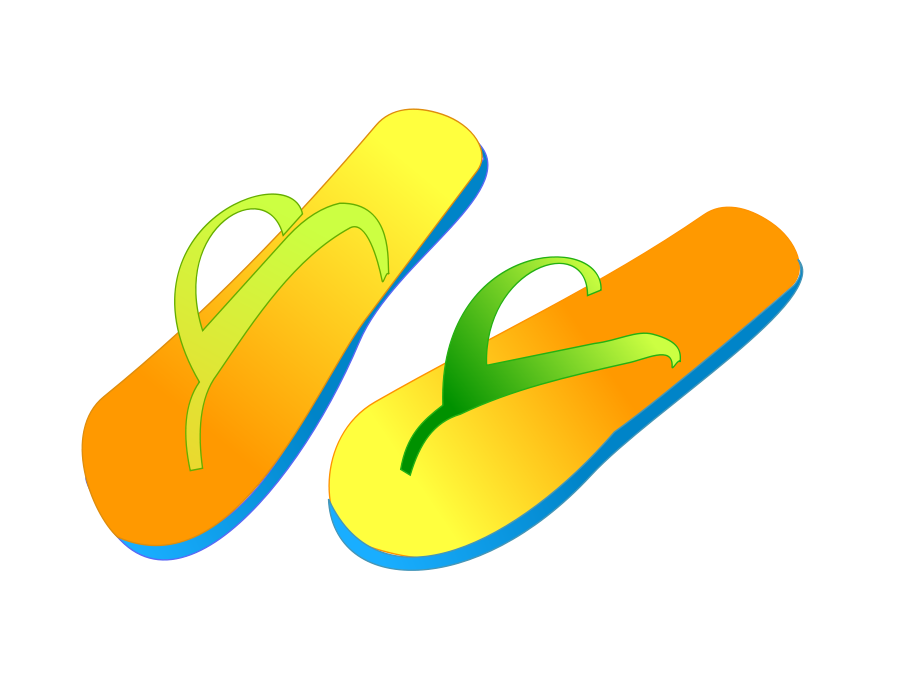 Flip Flops SVG Vector file, vector clip art svg file