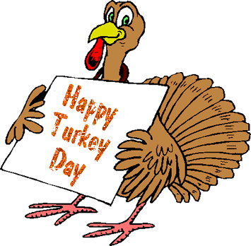 Happy Thanksgiving Turkey Animated