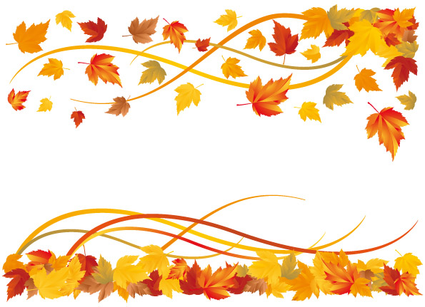 Fall Leaves Border - Clipart library