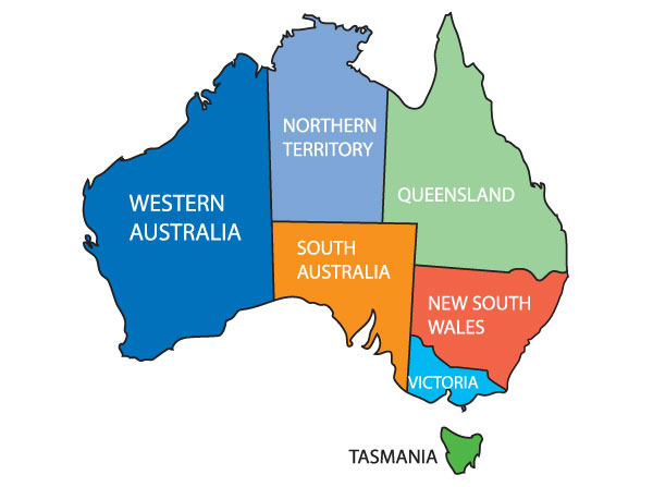 Australia map vector - Clipart library - Clipart library
