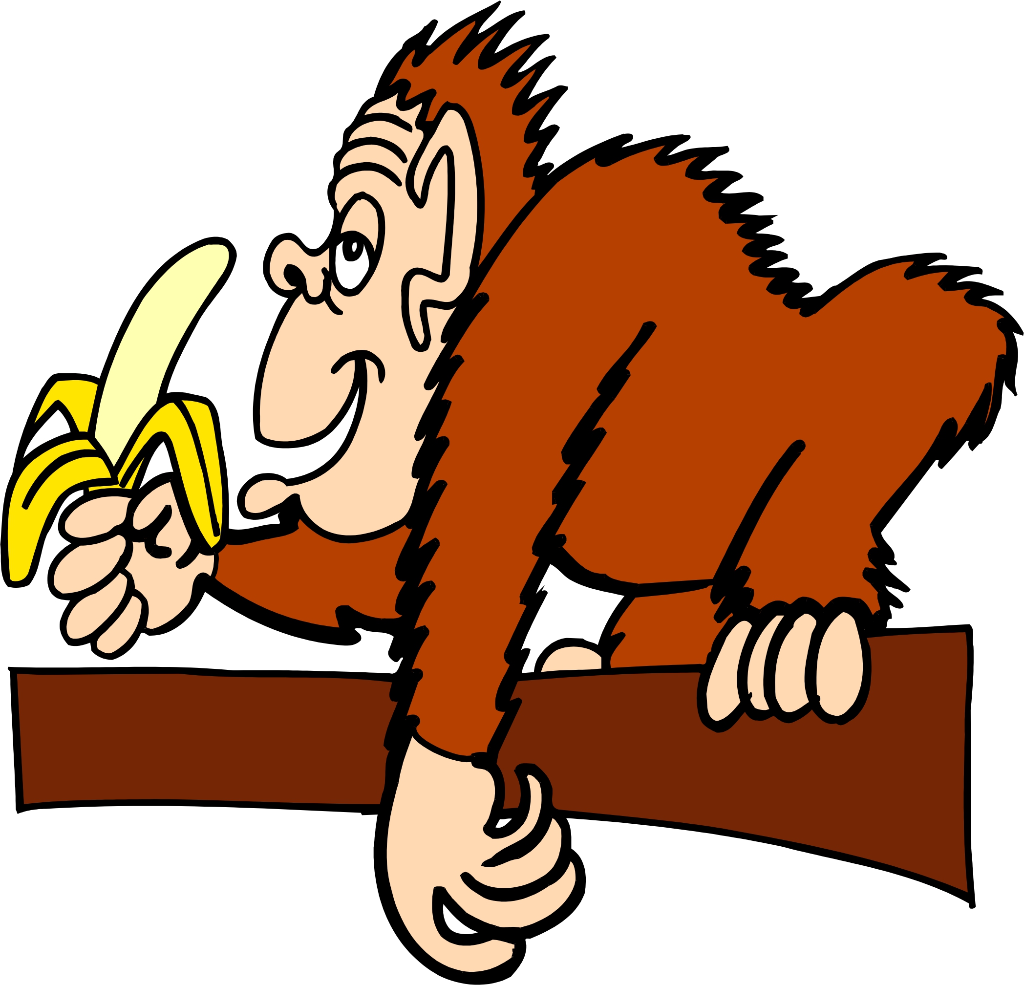 monkey eating banana animated gif clip art library