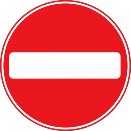 No Entry Sign clip art Vector clip art - Free vector for free download