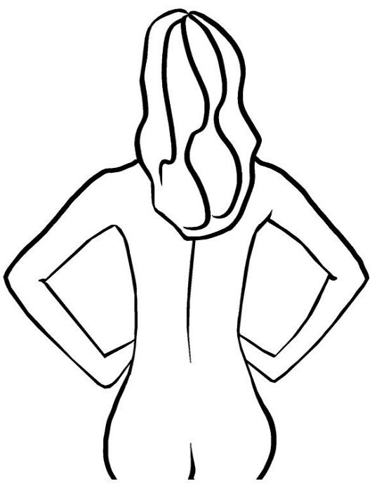 Featured image of post Woman Upper Body Outline It s not really for amazing viewing