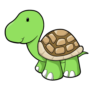 Cartoon Baby Turtle - Clipart library