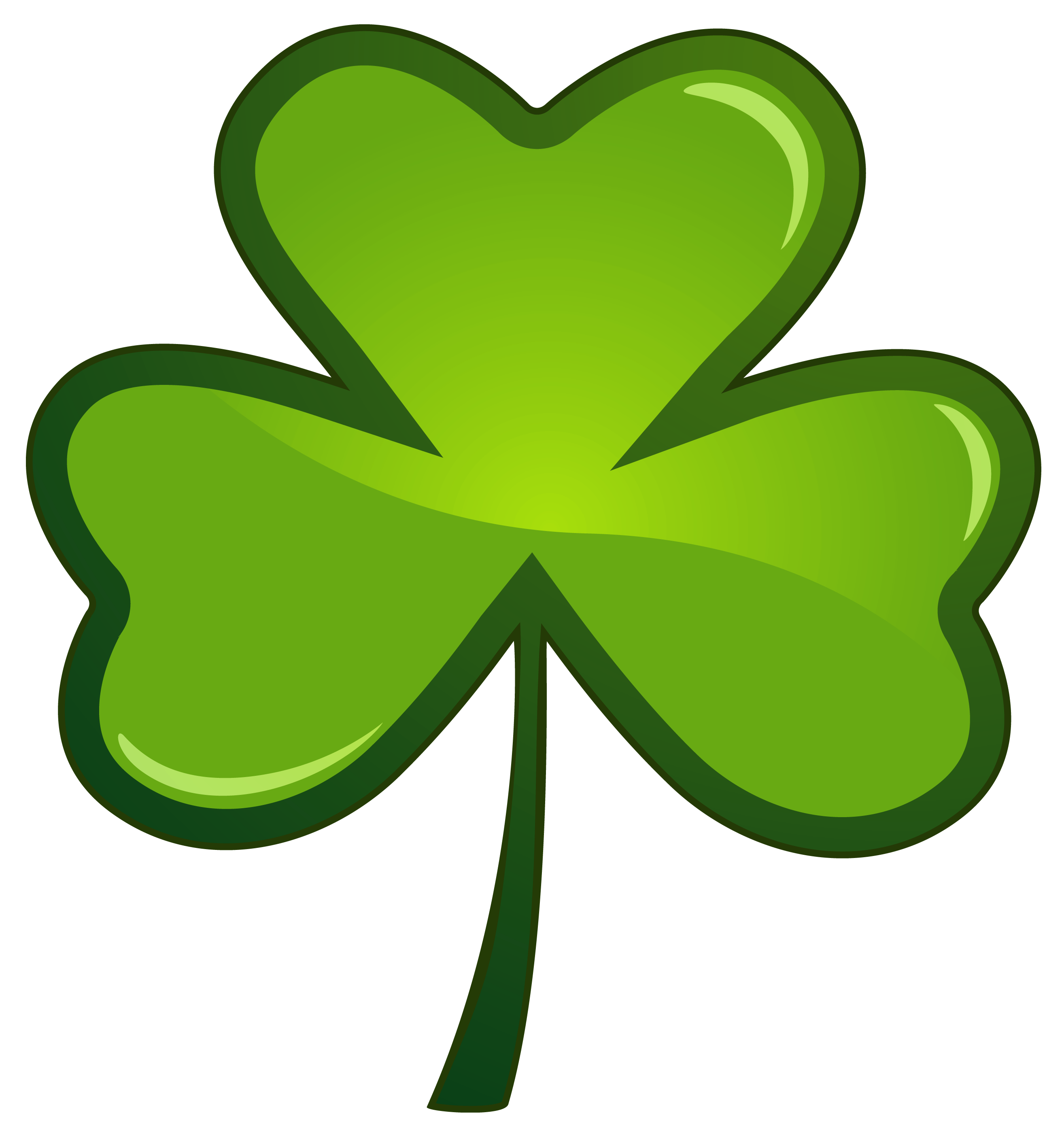 St Patricks Day Shamrock PNG Clipart Picture