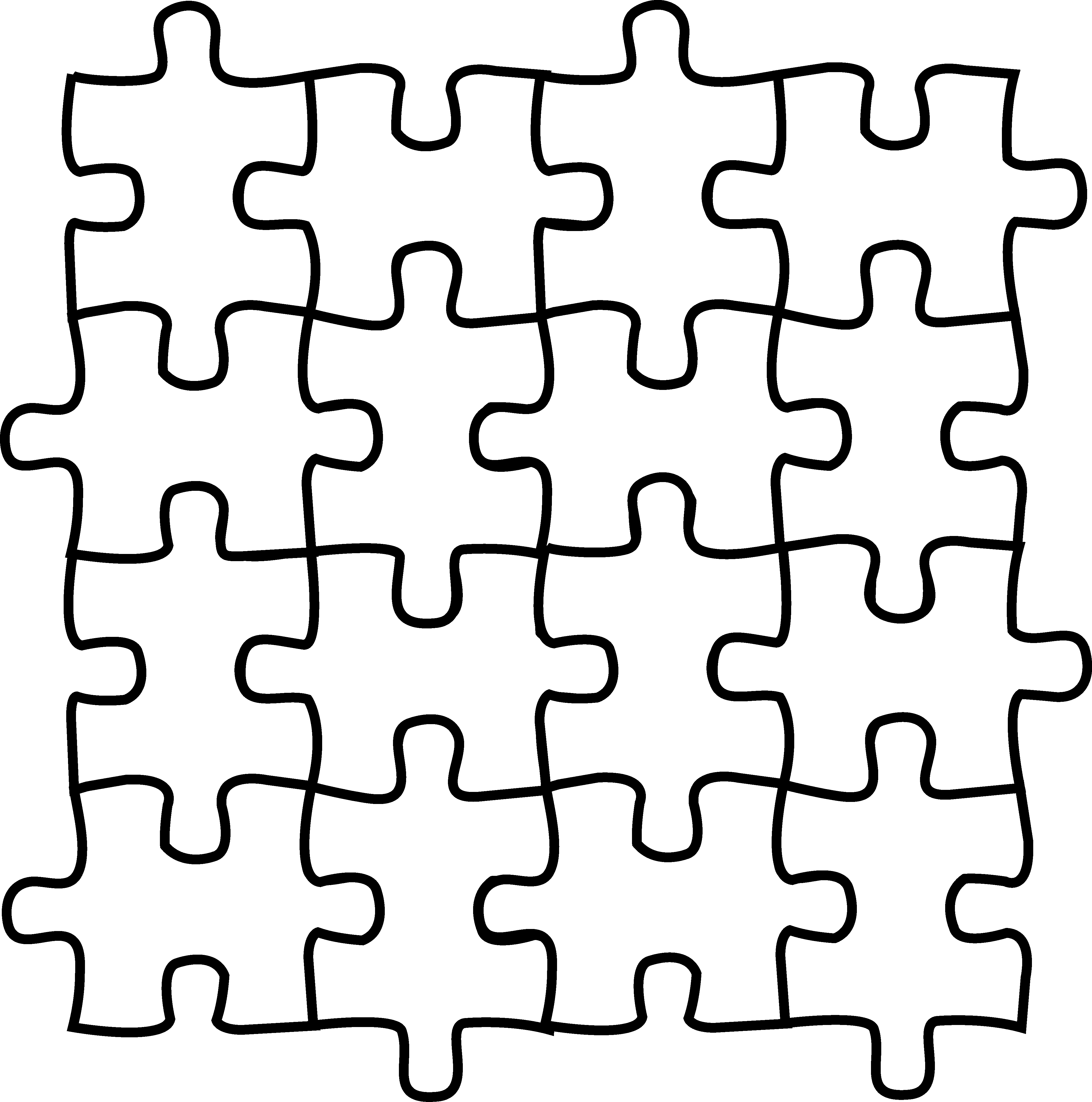 Free Puzzle Piece Outline, Download Free Puzzle Piece Outline png