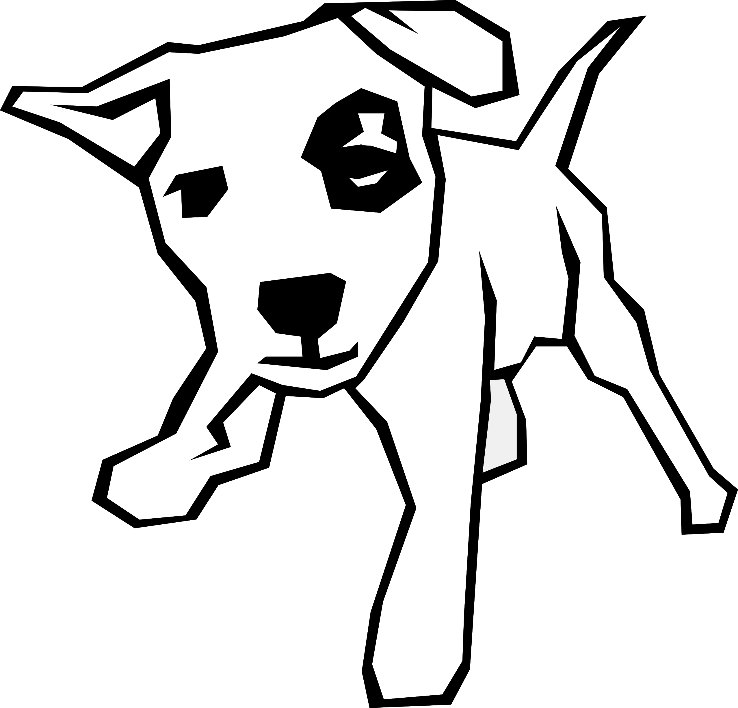 dog art simple