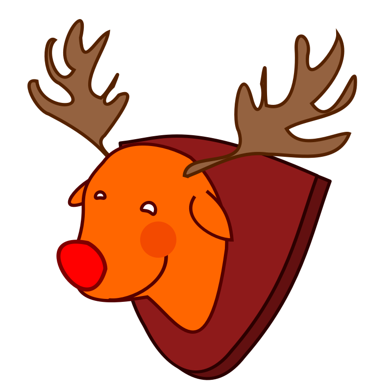 rudolph the red nosed reindeer drawing.