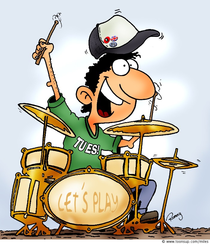 best drummer cartoon - Clip Art Library