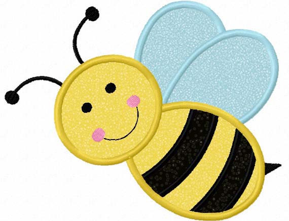 Popular items for bumble bee applique 
