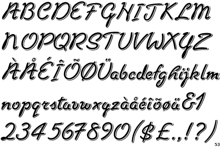 Identifont - French Letters Raised