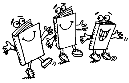 Kids Reading Books Clip Art - Gallery