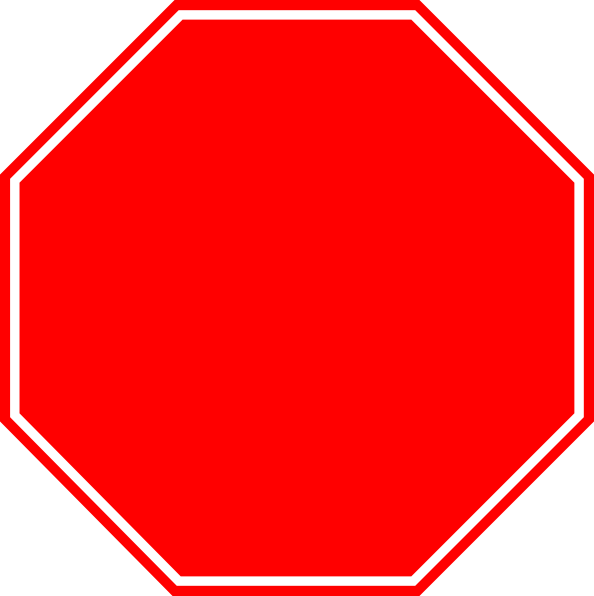 Stop Sign Outline 