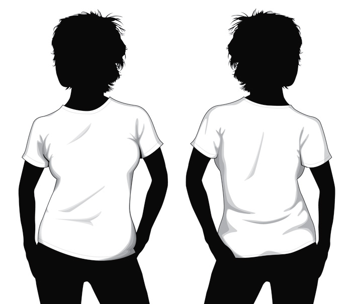 T Shirt Layout Template - Clipart library