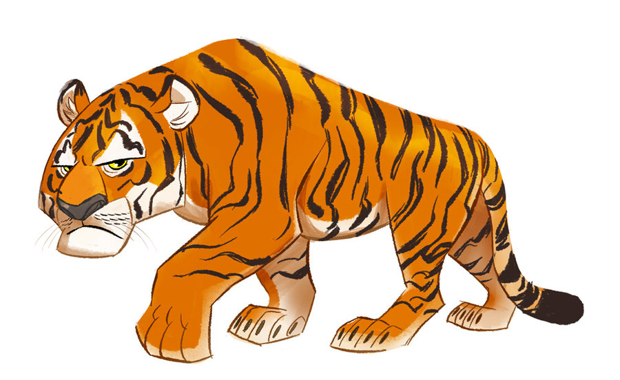 animated tiger clip art free - photo #47