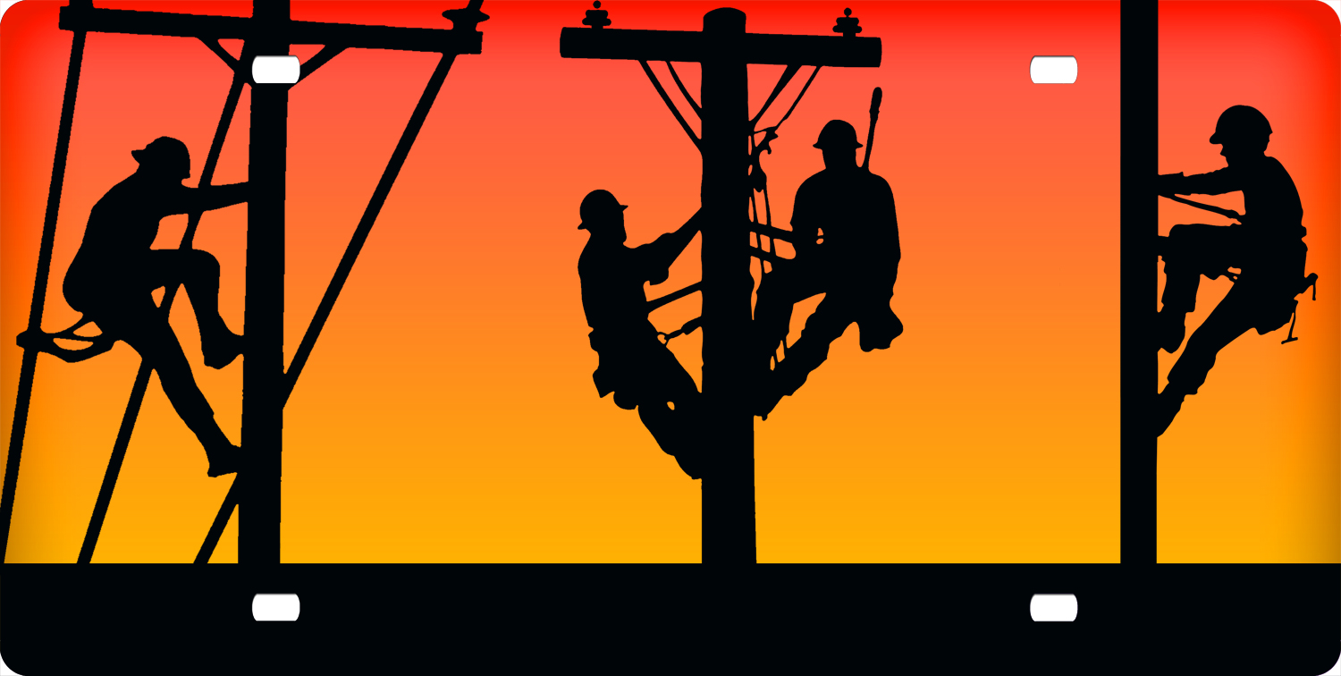 Free Electrical Lineman Silhouette, Download Free Electrical Lineman
