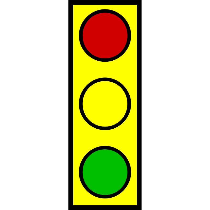 yellow stoplight clip art - photo #6