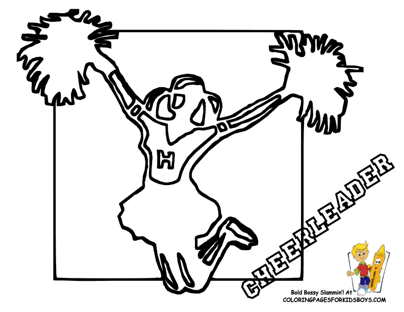 Nfl Cheerleader Coloring Pages