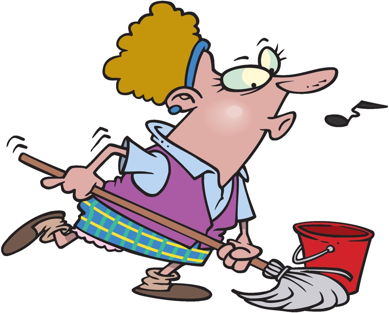 cleaning the house clipart - photo #26