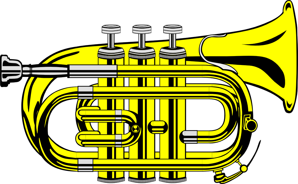 OnlineLabels Clip Art - Pocket Trumpet