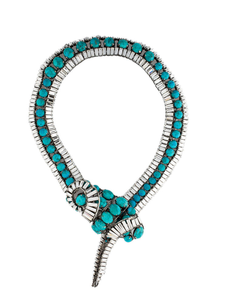 Iradj Moini Turquoise Necklace w/ Tags - Jewelry - W8J10000 | The 