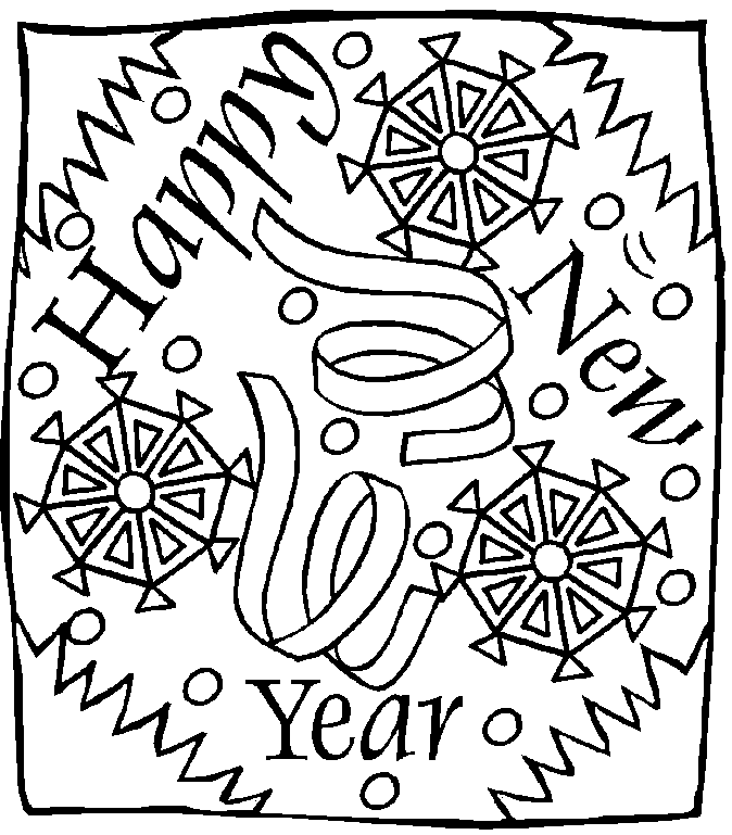 New Year Coloring Cards | Coloring - Part 2