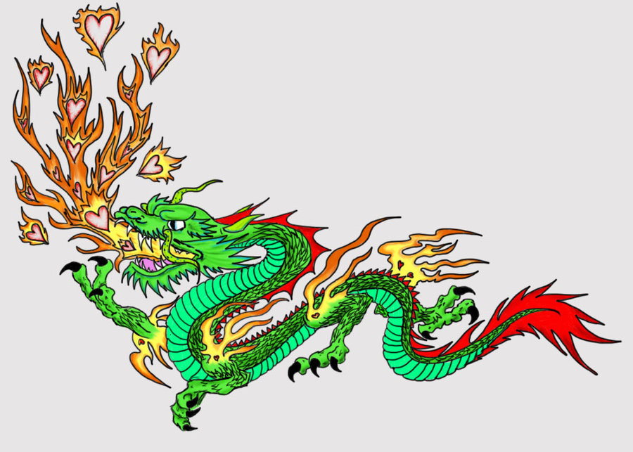 Chinese Dragon Heart Flame by GasMaskAngelz on Clipart library