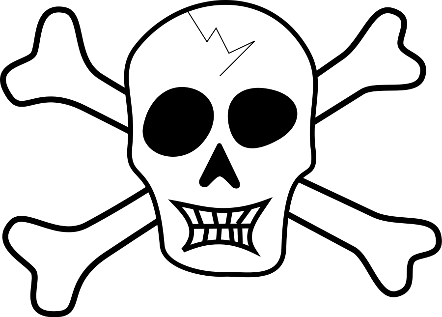 Pirate Skull And Crossbones Vector Hd Pirate Skull Svg Vector File 