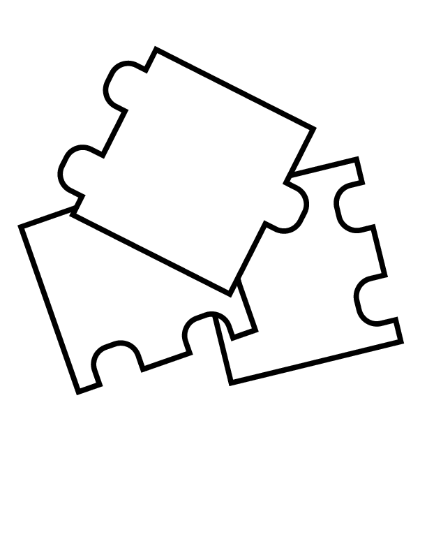 puzzle piece Colouring Pages
