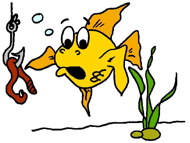 Funny Cartoons Fish Hook - Clipart library - Clipart library
