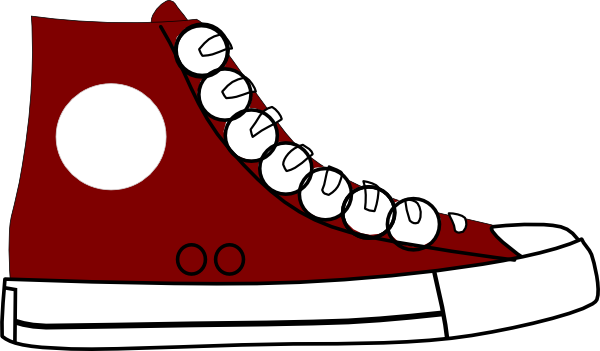 White Shoe clip art - vector clip art online, royalty free 